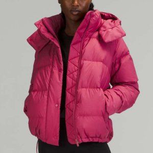Lululemon Wunder Puff Pink Lychee Jacket Size 0
